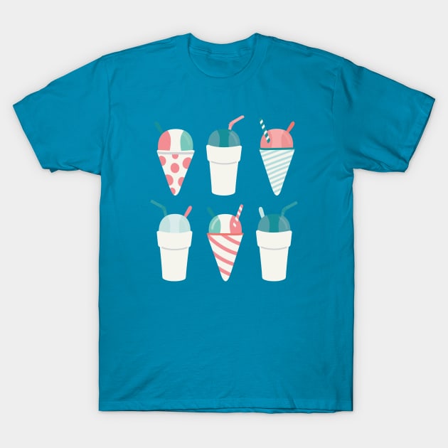 Snow Cones T-Shirt by allisonromerodesign